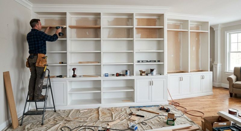 Built In Furniture Construction in Raleigh, NC