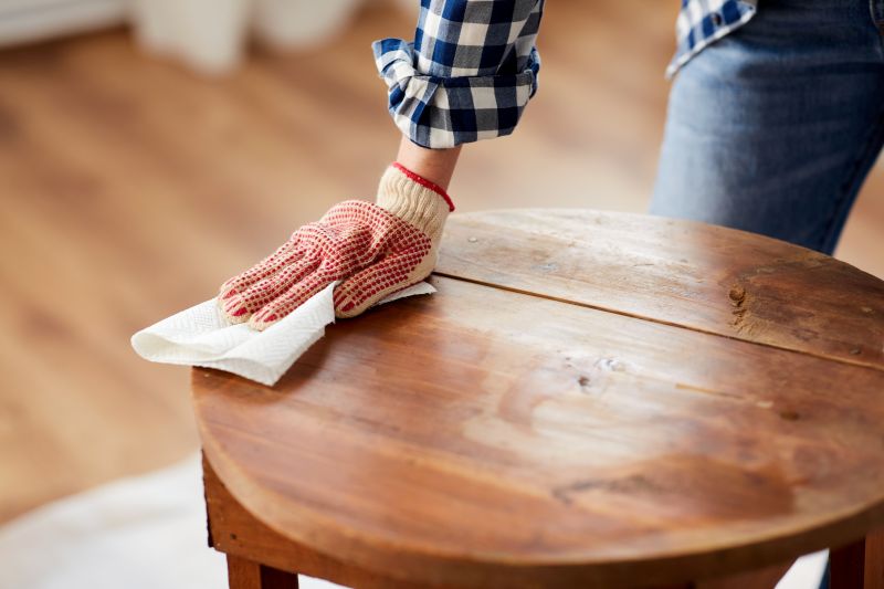 Refinished Wooden Table
